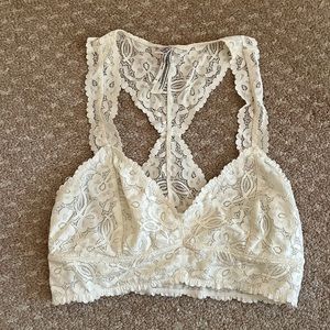 Free people ivory/white bralette